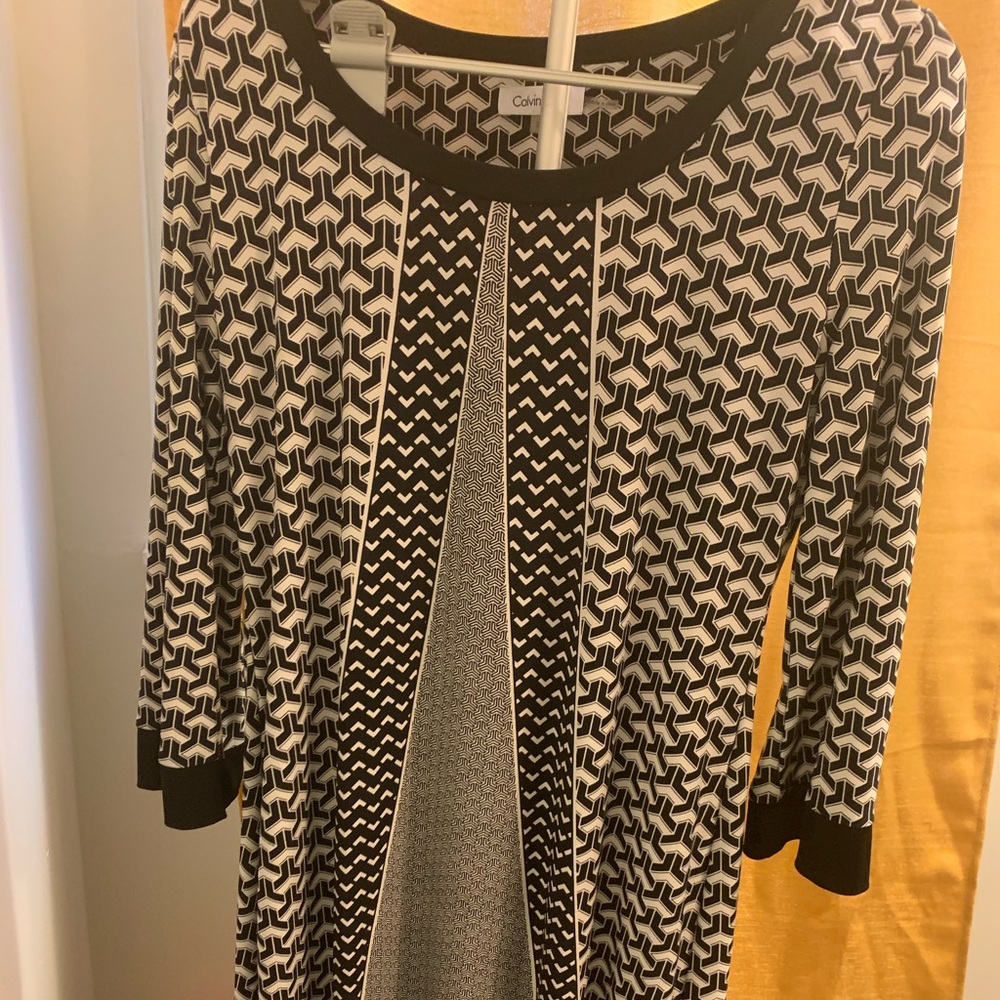 Black and white dress
